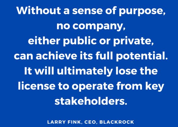 Larry Fink Purpose Profit BlackRock