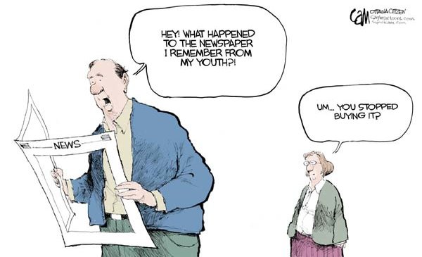 The Fall Of Newspapers?